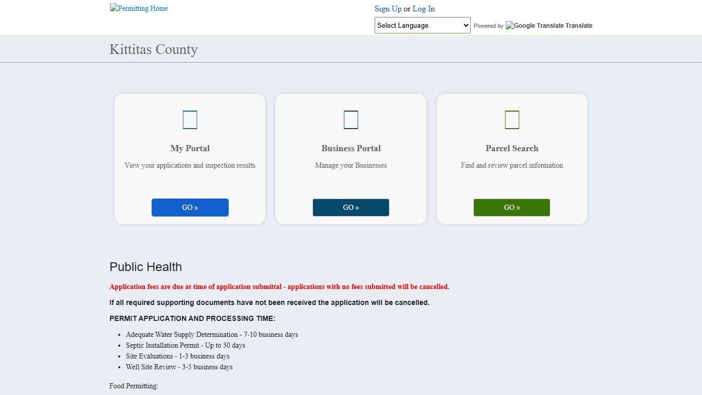 Kittitas County Public Portal